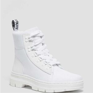 Dr. Martens White Combs Boots